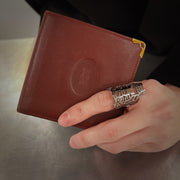 Cartier Must De Cartier Leather Small Wallet po